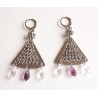 "Nefertiti" earrings with Swarovski crystals