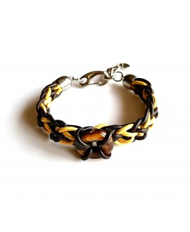 "Bali" bracelet with tiger eye