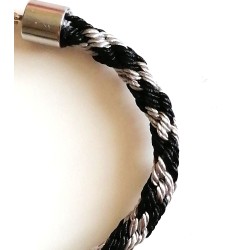  "Smatch" bracelet Men's bracelets Round kumihimo bracelet.