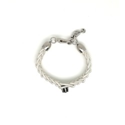  "On the sand" bracelet Accueil Flat kumihimo bracelet.