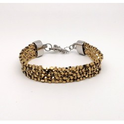  "Nefertiti" bracelet Accueil Flat kumihimo bracelet.