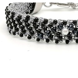  "Marie-Antoinette" bracelet Accueil Flat kumihimo bracelet.