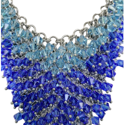  Collier "Entre deux eaux" Accueil Collier en chaîne-maille.