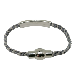  "Scorpio" bracelet Men's bracelets Flat kumihimo bracelet.