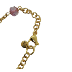  Sautoir "D'or et de rose" Colliers et pendentifs femme Collier en chaîne-maille.