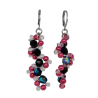  "Molecules of happiness" earrings Earrings Beaded embroidery earrings.