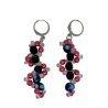  "Molecules of happiness" earrings Earrings Beaded embroidery earrings.