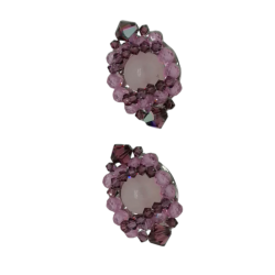  Boucles d'oreilles "Clin d'oeil" Boucles d'oreilles Boucles d'oreilles en broderie perlée.