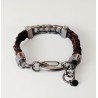  "Mechanical" bracelet Bracelets Flat kumihimo bracelet.