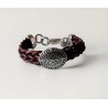  "Feudal" bracelet Bracelets Flat kumihimo bracelet.