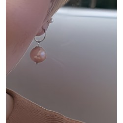  Boucles d'oreilles "Boules corail" Boucles d'oreilles 