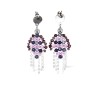 Boucles d'oreilles "Cerf volant" Boucles d'oreilles Boucles d'oreilles en broderie perlée.