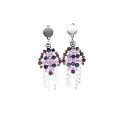 Boucles d'oreilles "Cerf volant" Boucles d'oreilles Boucles d'oreilles en broderie perlée.