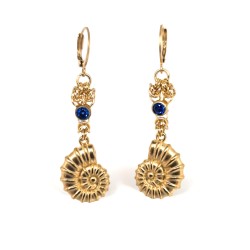  Boucles d'oreilles "Nautilus" Boucles d'oreilles Boucles d'oreilles en chaîne-maille.