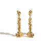 "Je m'en fish" earrings Earrings Chain-mail earrings
