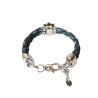 Bracelet Tribord en acier inoxydable et cuir| Bijou unique fait main | REC Bijoux