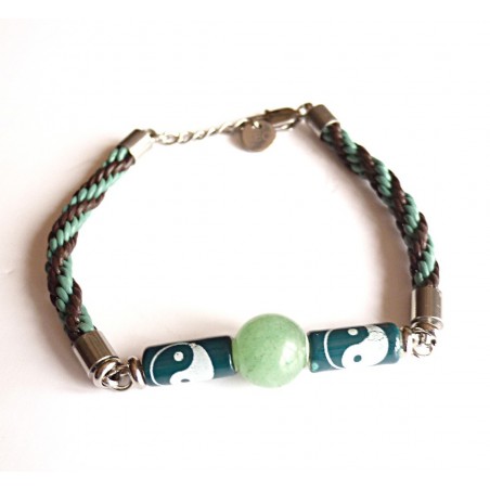 Bracelet "Zen" avec perle d'amazonite
